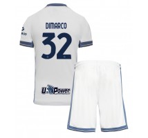 Inter Milan Federico Dimarco #32 Koszulka Wyjazdowa dzieci 2024-25 Krótki Rękaw (+ krótkie spodenki)